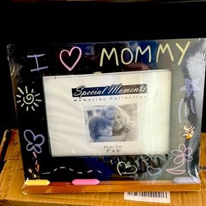 NWOT Chalkboard photo frame